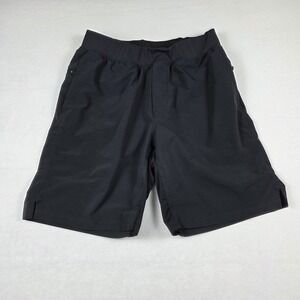 Fabletics The One Short Men's M 30x8 Black Unlined Gym Fitness Athletic‎ Shorts